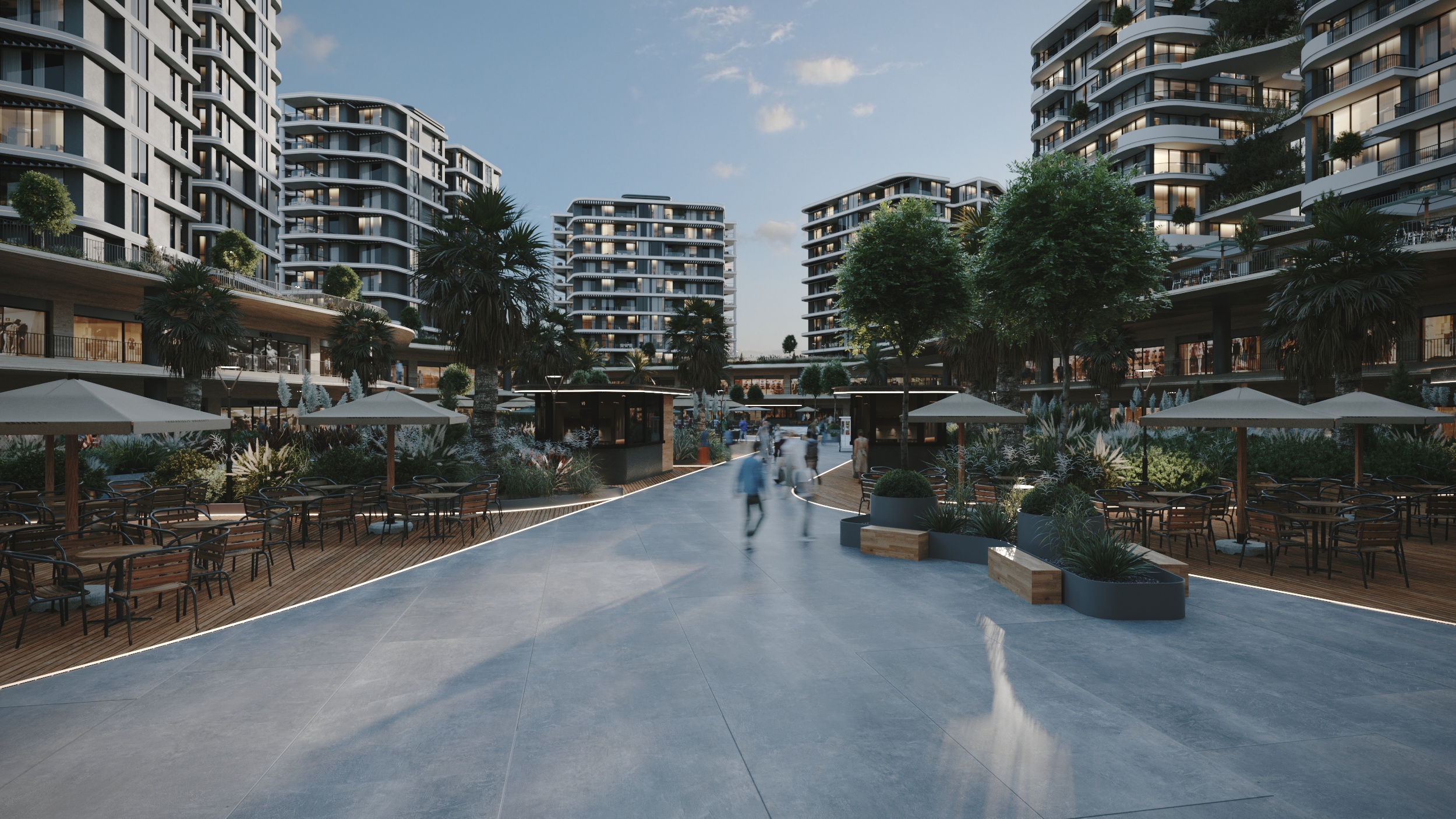 UBB Mersin Merko Konutları - Rezidans & Yaşam Alanı Dış Cephe Render